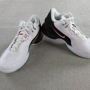 Nike LeBron NXXT Gen Ampd Basketball Shoes Mens 10.5 White Black Red FJ1566 100